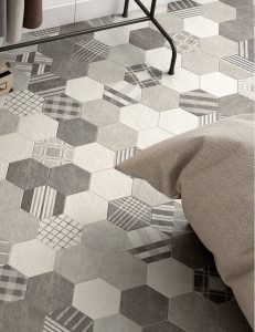 carrelage hexagonal moderne mauguio