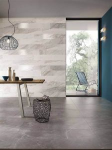 carrelage marbre gris