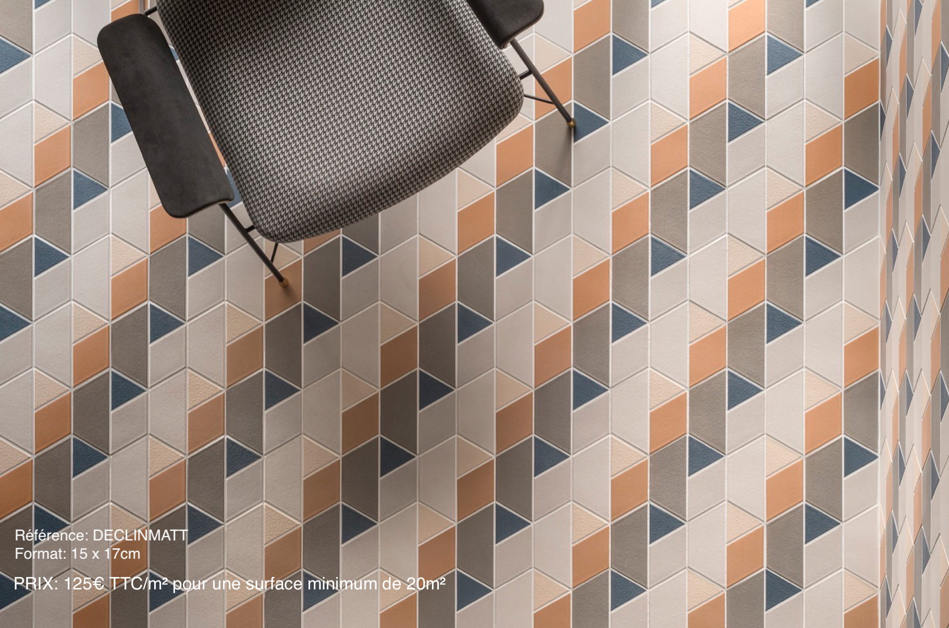 sol grès cérame coloré Montpellier