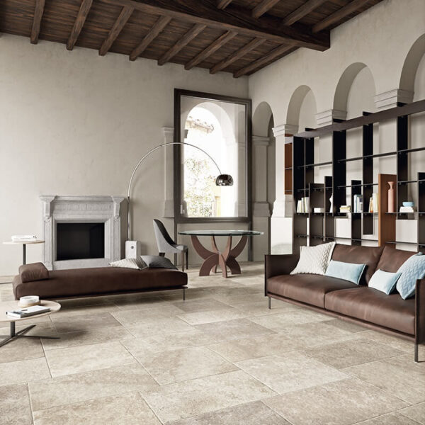 carrelage de la tour effet pierre traditionnelle sol mur salon sejour renovation carnon